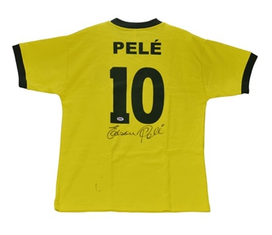 "Pelé" Signed CBD Brazil Soccer Jersey 